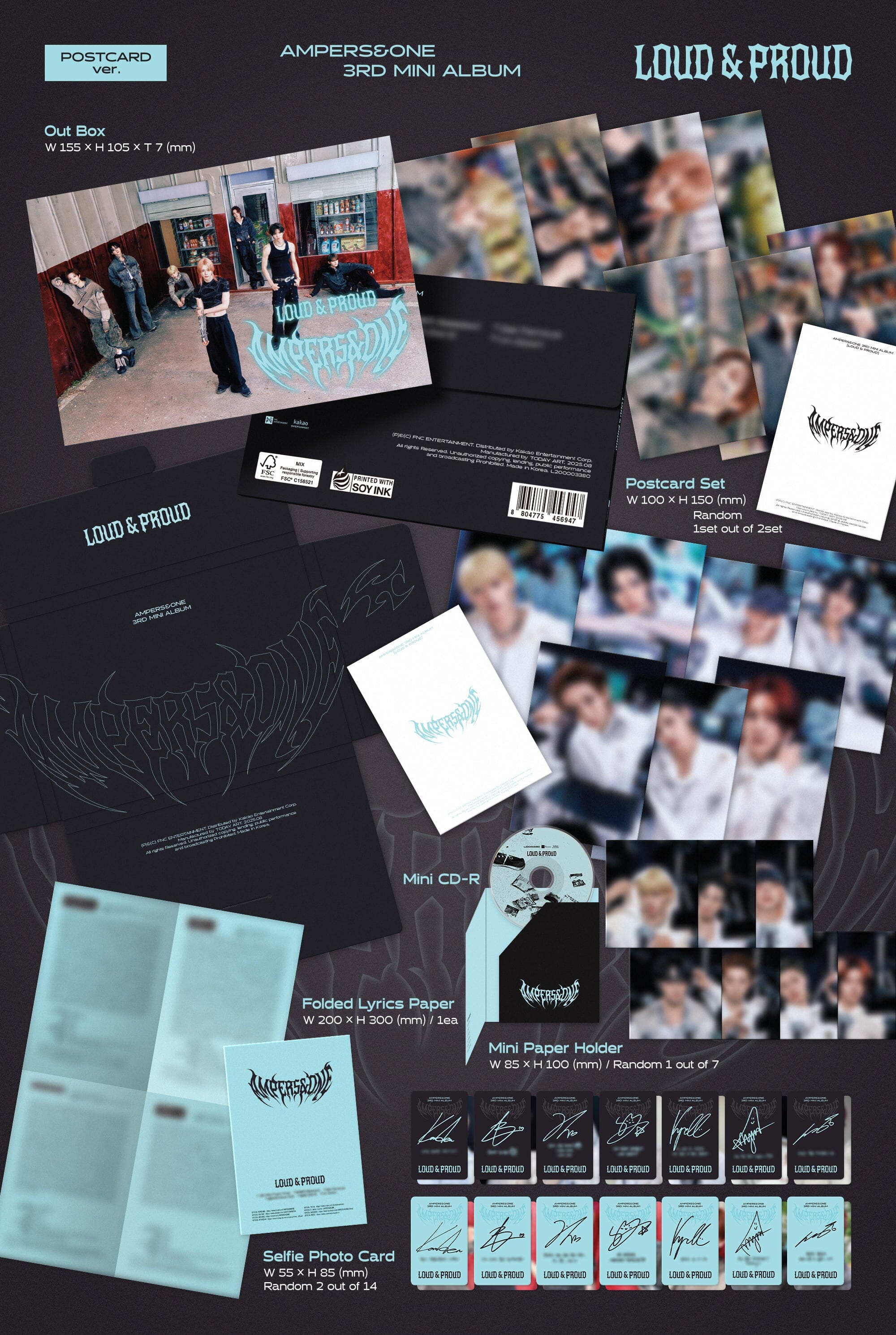 AMPERS&ONE - LOUD & PROUD (POSTCARD VER.) Nolae