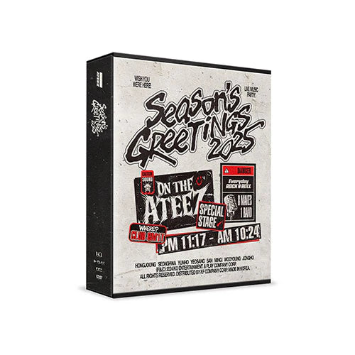 ATEEZ シーグリ 2025 ROCKVer. ATEEZ - 2025 SEASON'S GREETINGS (ROCK WILL NEVER DIE !)