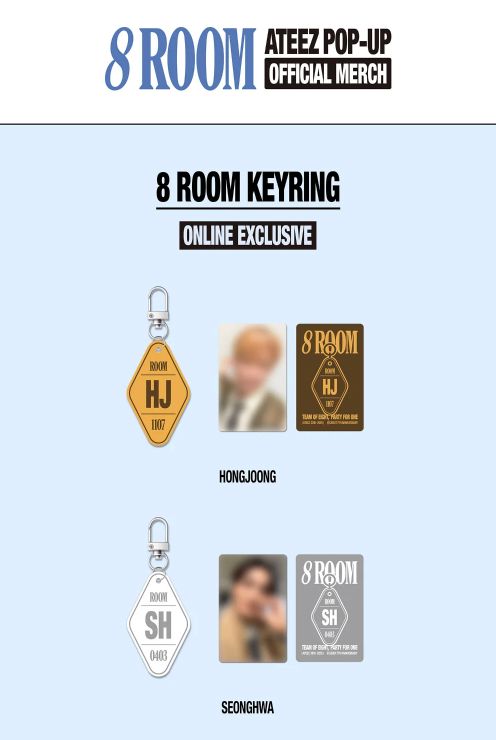 ATEEZ - 8ROOM 7TH ANNIVERSARY POP-UP OFFICIAL MD 2 Nolae