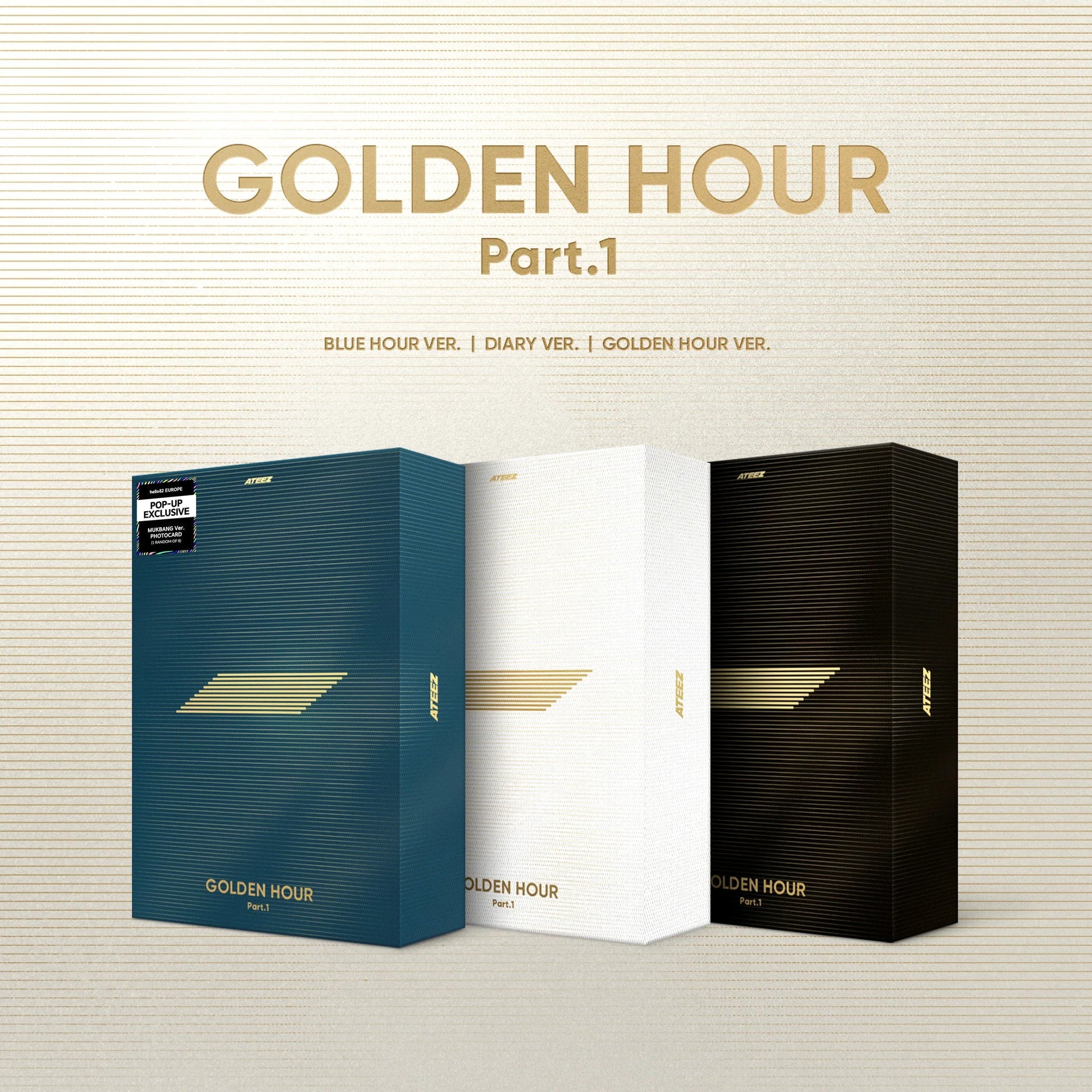 ATEEZ - GOLDEN HOUR : PART 1 (10TH MINI ALBUM) hello82 EU