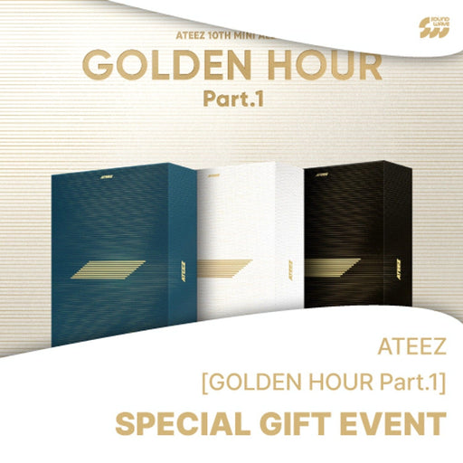 ATEEZ - GOLDEN HOUR : PART 1 (10TH MINI ALBUM) + Soundwave Photocard Nolae