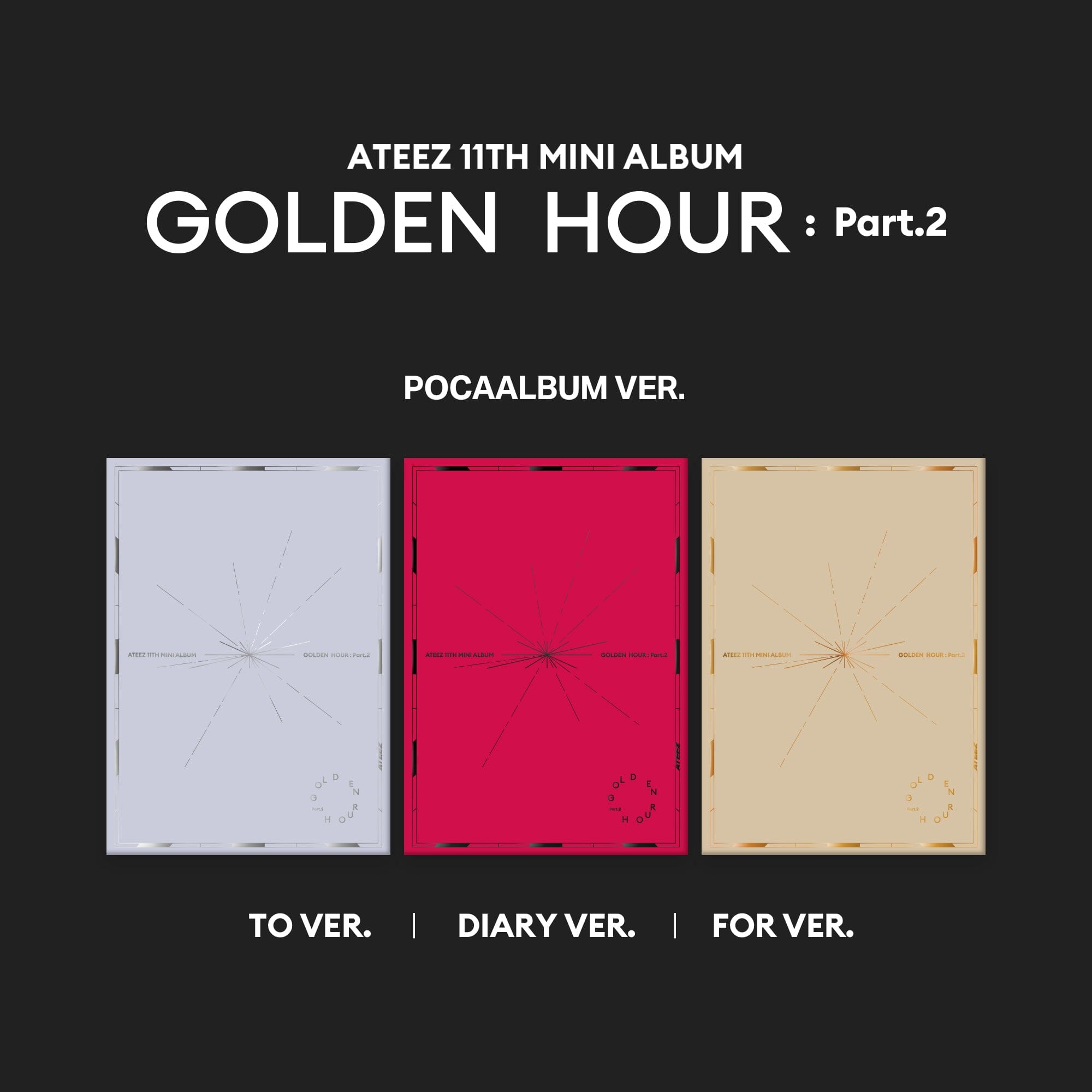 ATEEZ - GOLDEN HOUR: PART.2 (POCA ALBUM) Nolae