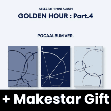 ATEEZ - GOLDEN HOUR : PART.4 (POCA ALBUM) + Makestar Gift Nolae