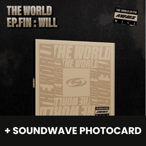 ATEEZ - THE WORLD EP.FIN : WILL (2ND FULL ALBUM) DIGIPAK VER. + Soundwave Photocard Nolae