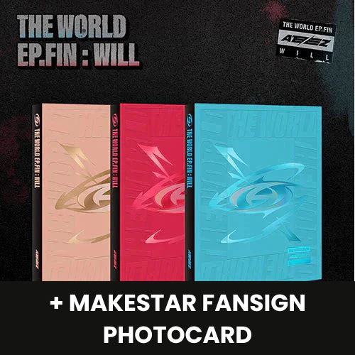 ATEEZ - THE WORLD EP.FIN : WILL (2ND FULL ALBUM) + Makestar Fansign Photocard Nolae