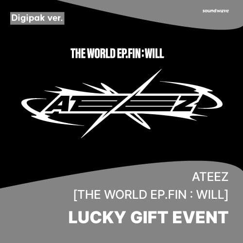 ATEEZ - THE WORLD EP.FIN : WILL (DIGIPAK VER.) 2ND LUCKY GIFT EVENT Nolae