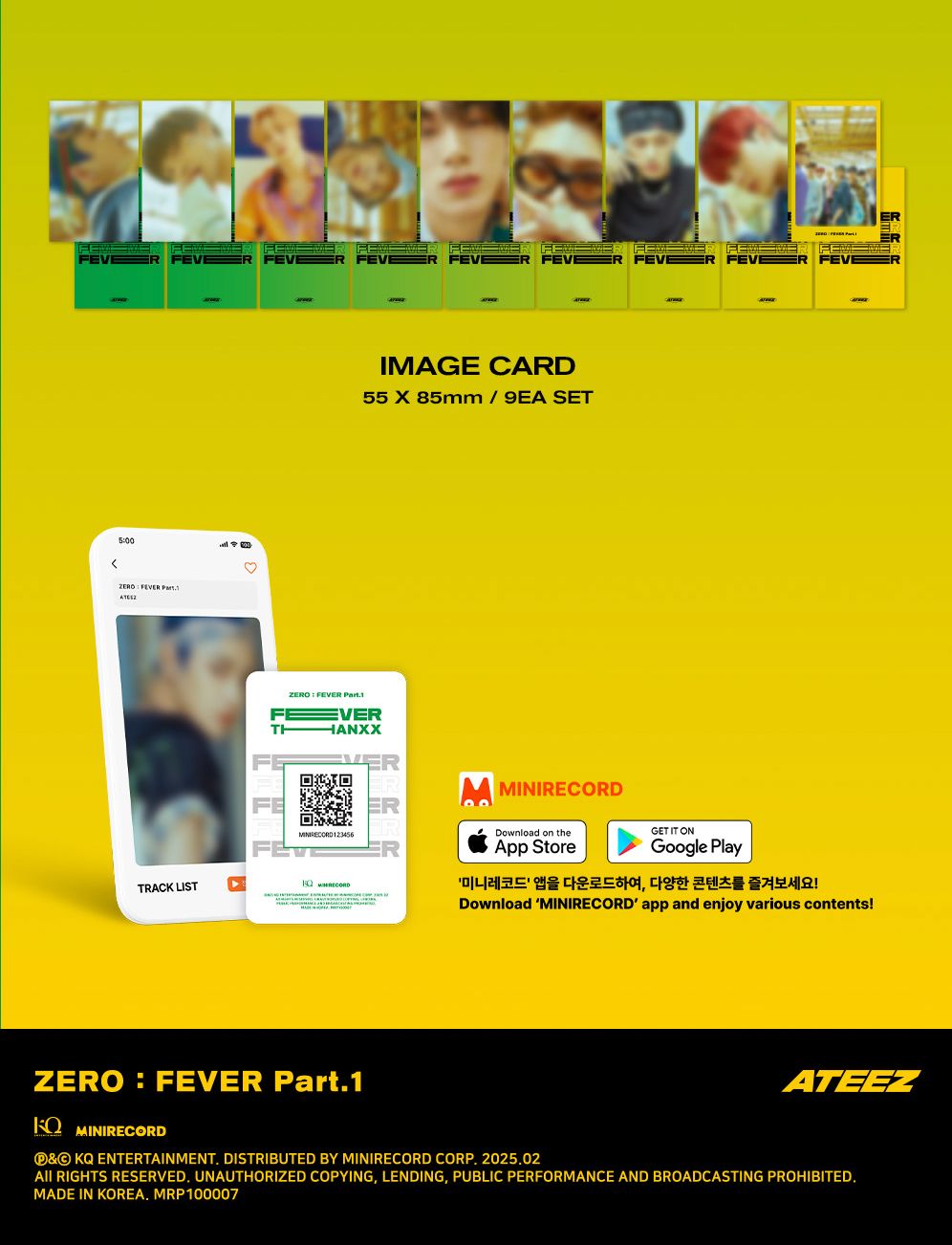 ATEEZ - ZERO : FEVER PART.1 (PLATFORM VER.) + Mini Record Gift Nolae