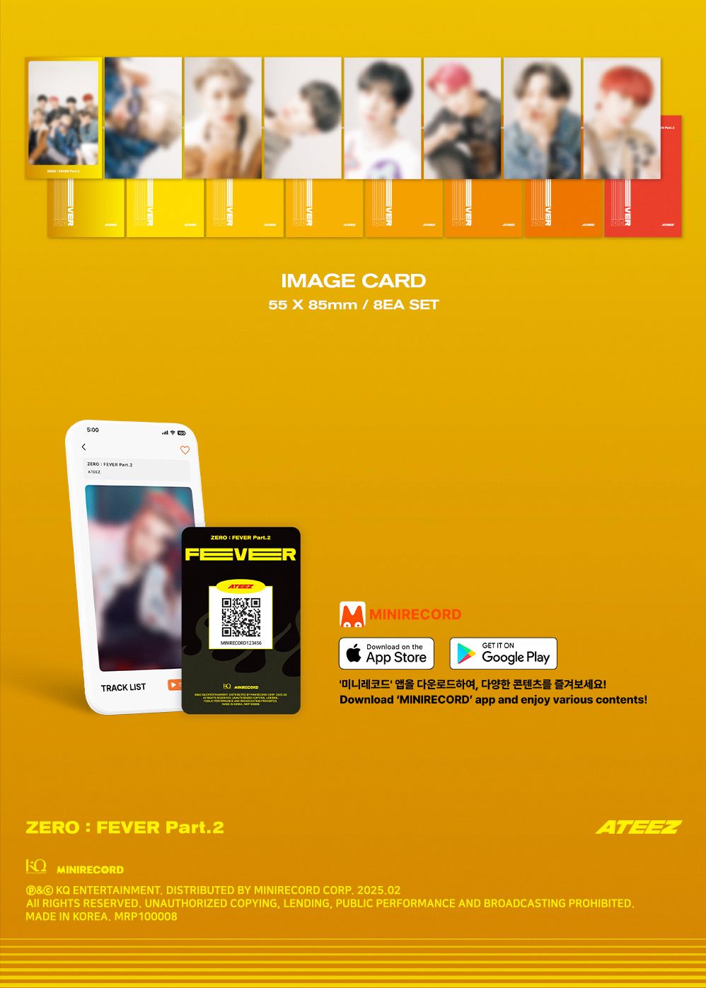 ATEEZ - ZERO : FEVER PART.2 (PLATFORM VER.) + Mini Record Gift Nolae