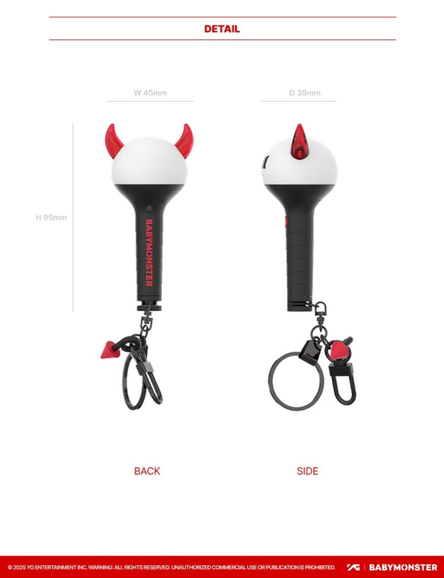 BABYMONSTER - OFFICIAL LIGHT STICK KEYRING Nolae