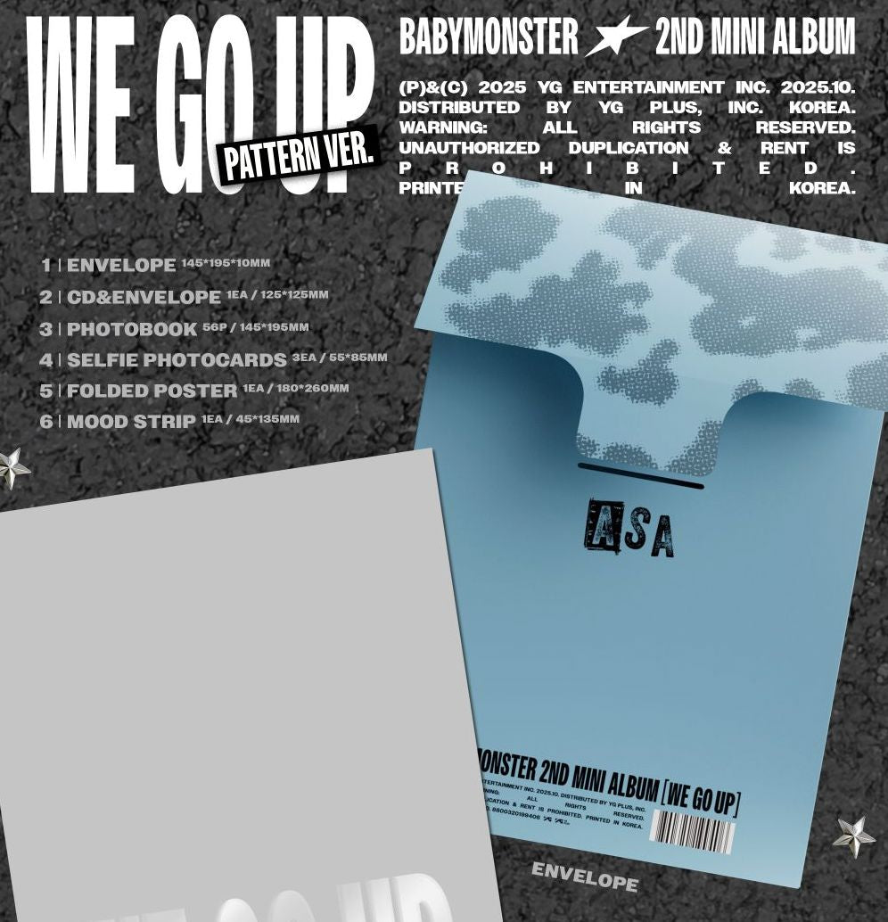 BABYMONSTER - WE GO UP (PATTERN VER.) Nolae