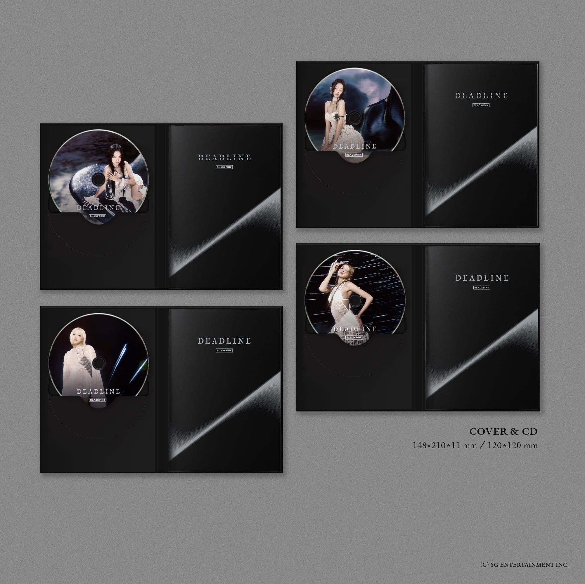 BLACKPINK - DEADLINE (SILVER VER.) + NY Gift Nolae