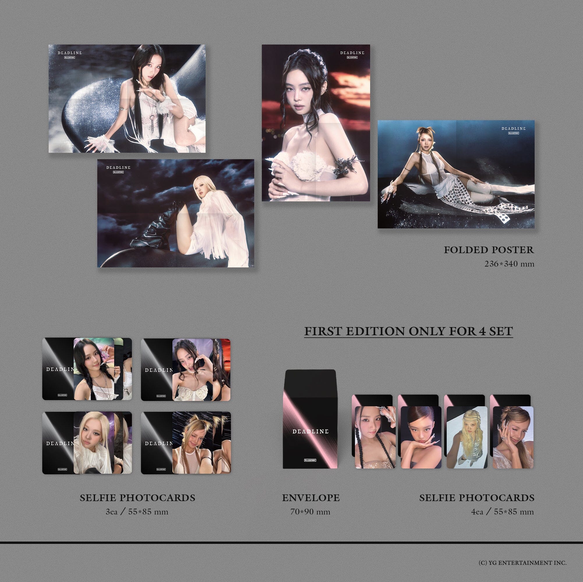 BLACKPINK - DEADLINE (SILVER VER.) + NY Gift Nolae