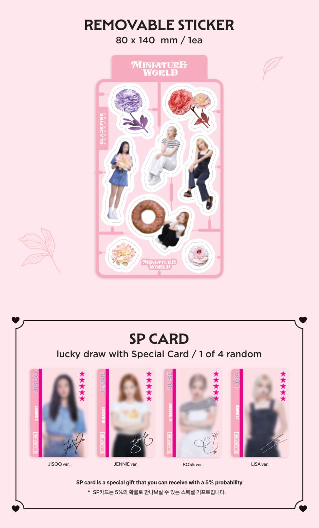 BLACKPINK - THE GAME COUPON CARD COLLECTION (MINIATURE WORLD) Nolae