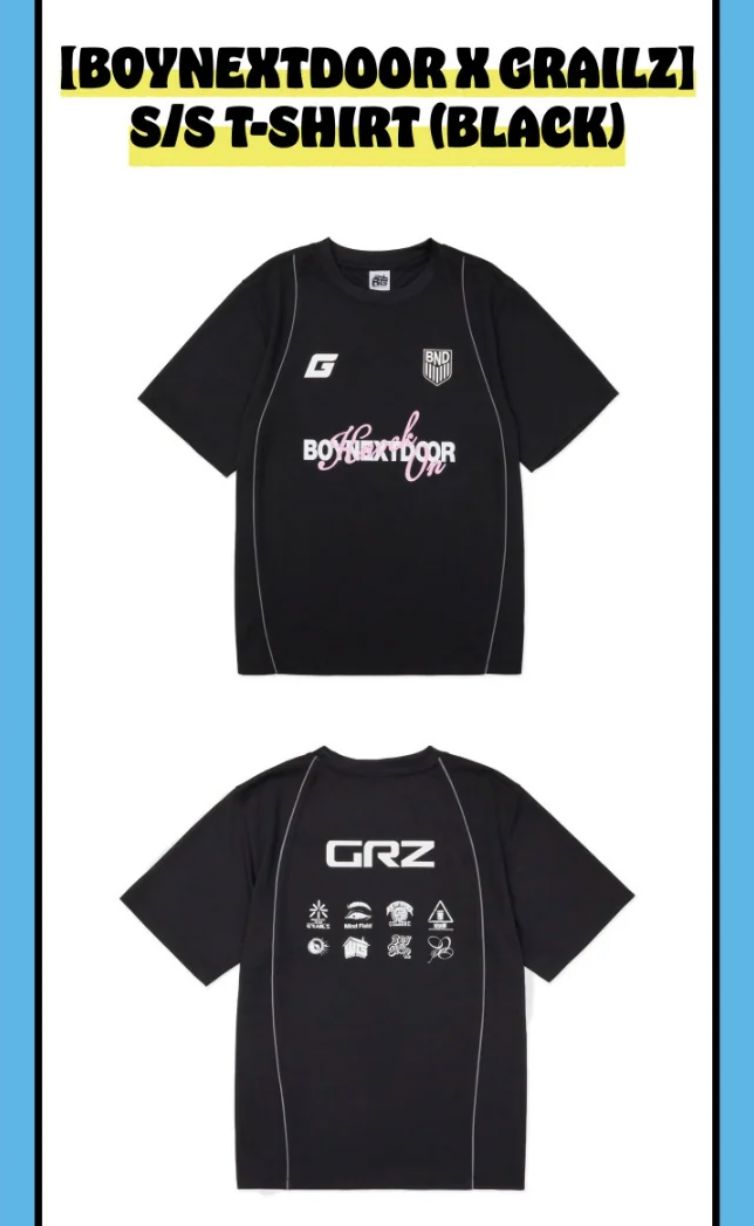 アイドル [BOYNEXTDOOR x GRAILZ] S/S T-SHIRT BOYNEXTDOOR_x_GRAILZ_SS_T-