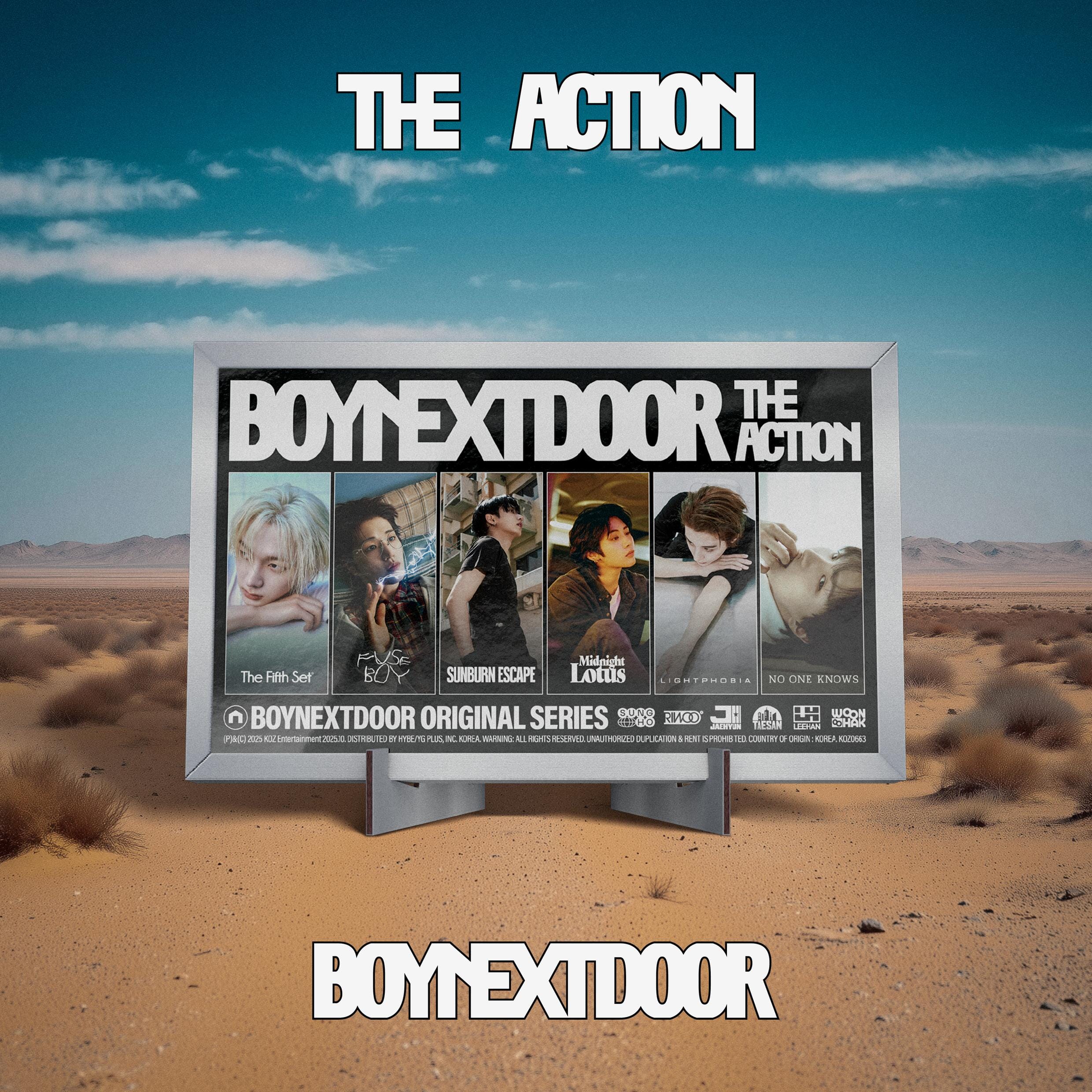 BOYNEXTDOOR THE ACTION 6形態セット フレームバージョン BOYNEXTDOOR - THE ACTION (FRAME VER.)