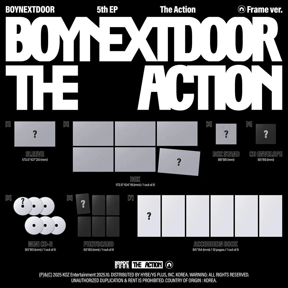 BOYNEXTDOOR - THE ACTION (FRAME VERSION) Nolae