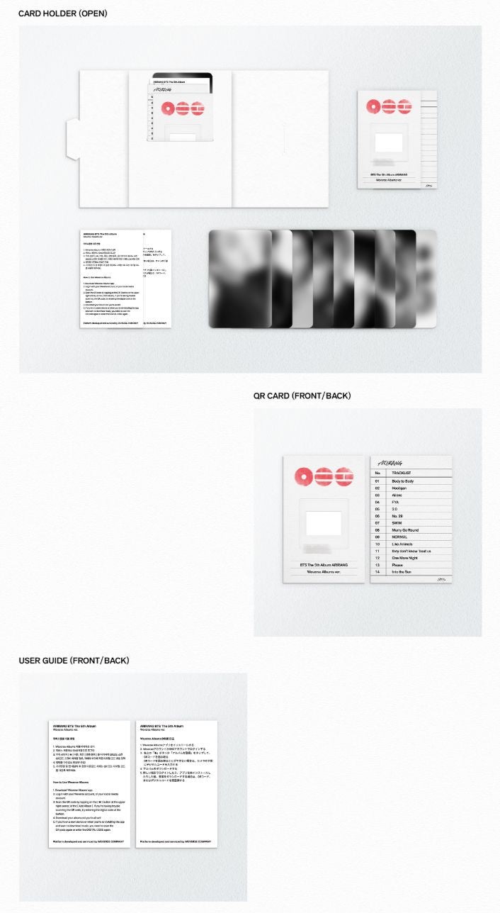 BTS - ARIRANG (WEVERSE ALBUMS VER.) + Aladin Gift Nolae