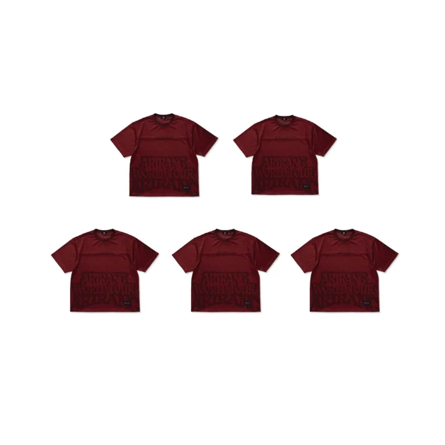 BTS - TOUR JERSEY EUROPE (WORLD TOUR 'ARIRANG' OFFICIAL MD)