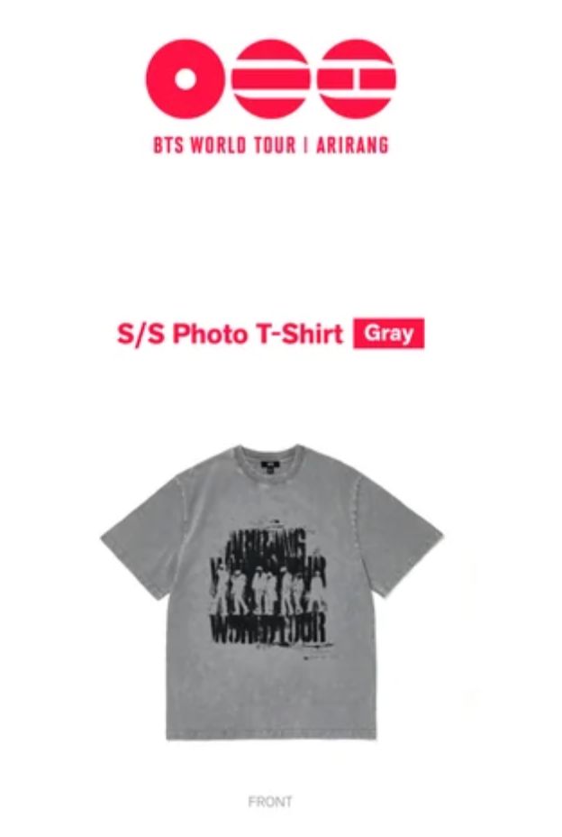 BTS - WORLD TOUR 'ARIRANG' 2ND DROP OFFICIAL MD Nolae