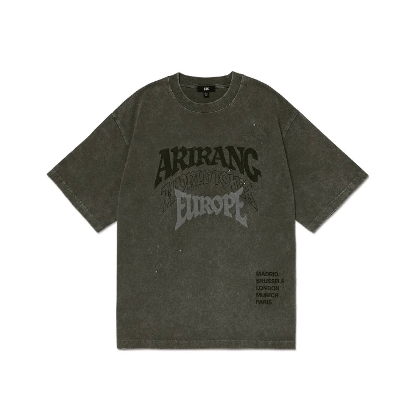 BTS - ZIP-UP HOODIE & S/S T-SHIRT EUROPE (WORLD TOUR 'ARIRANG' OFFICIAL MD) Nolae