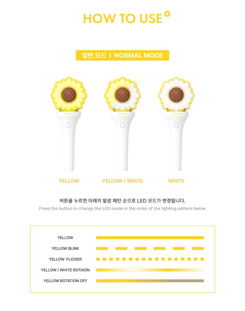 CHAE JONG HYEOP - OFFICIAL LIGHT STICK Nolae