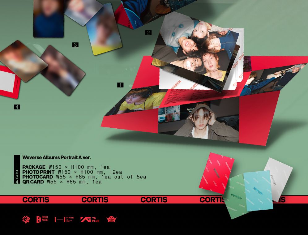 CORTIS - GREENGREEN (WEVERSE ALBUMS VER.) + BDM Gift Nolae
