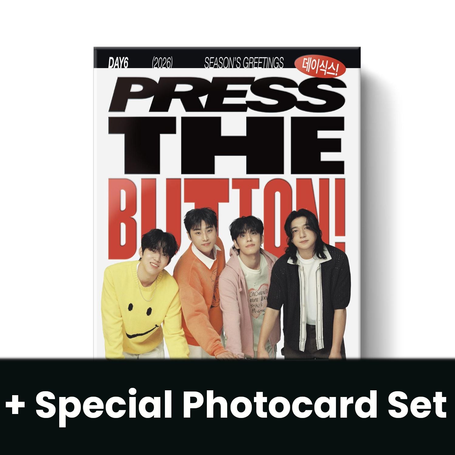 DAY6 - 2026 SEASON'S GREETINGS (PRESS THE BUTTON) + Special Photocard Set Nolae