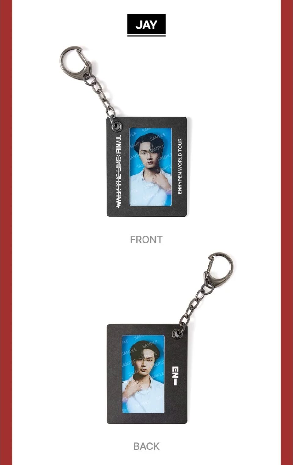 ENHYPEN - FILM FRAME KEYRING (WALK THE LINE : FINAL WORLD TOUR OFFICIAL MD) Nolae