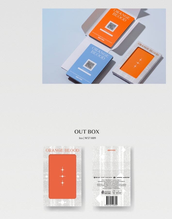 ENHYPEN - ORANGE BLOOD (WEVERSE ALBUMS VER.) Nolae