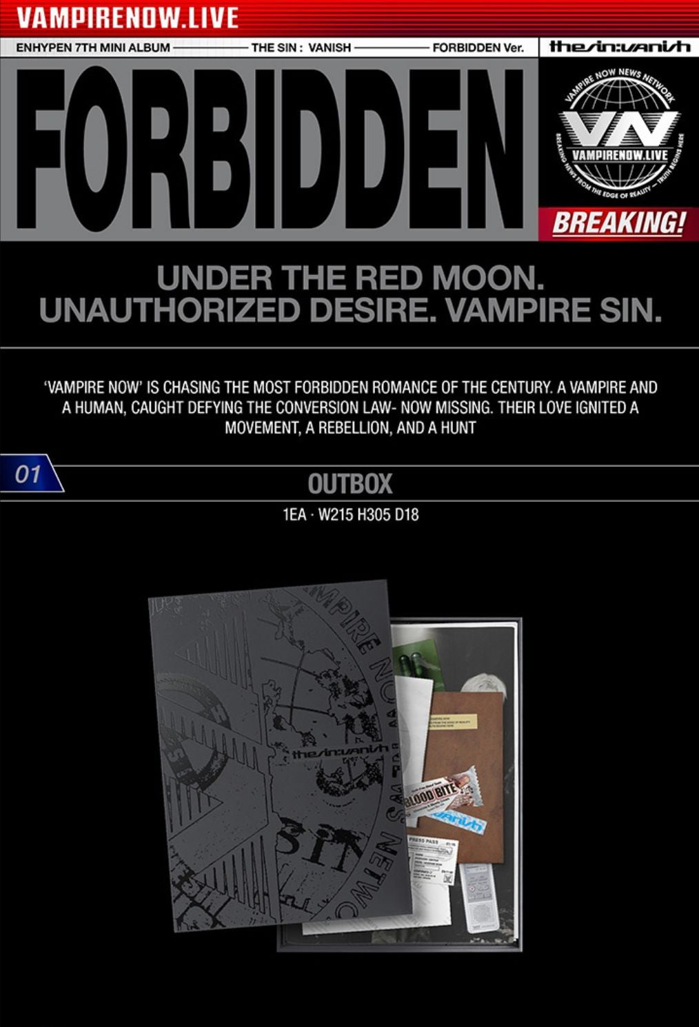 ENHYPEN - THE SIN: VANISH + Musickorea Gift Nolae