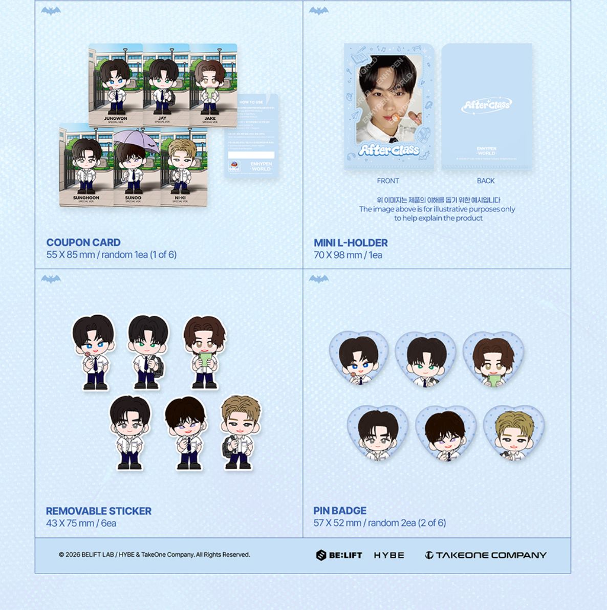 ENHYPEN - WORLD COUPON CARD COLLECTION (AFTER CLASS VER.) Nolae