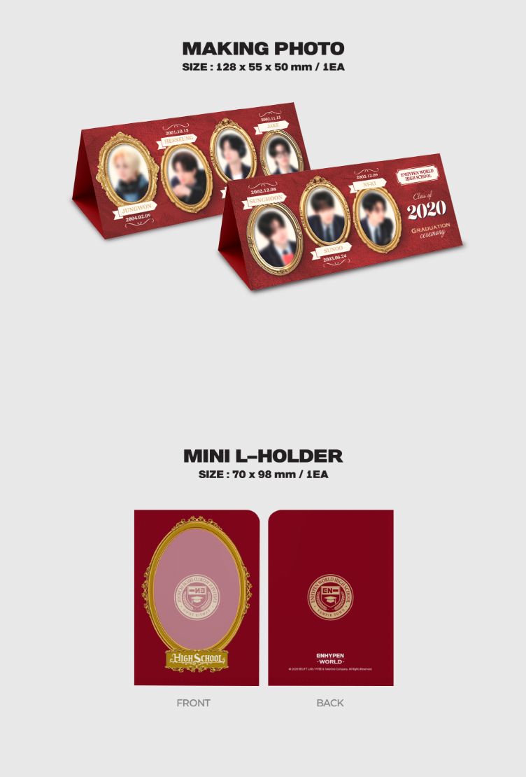 ENHYPEN - WORLD COUPON CARD COLLECTION (HIGH SCHOOL VER.)