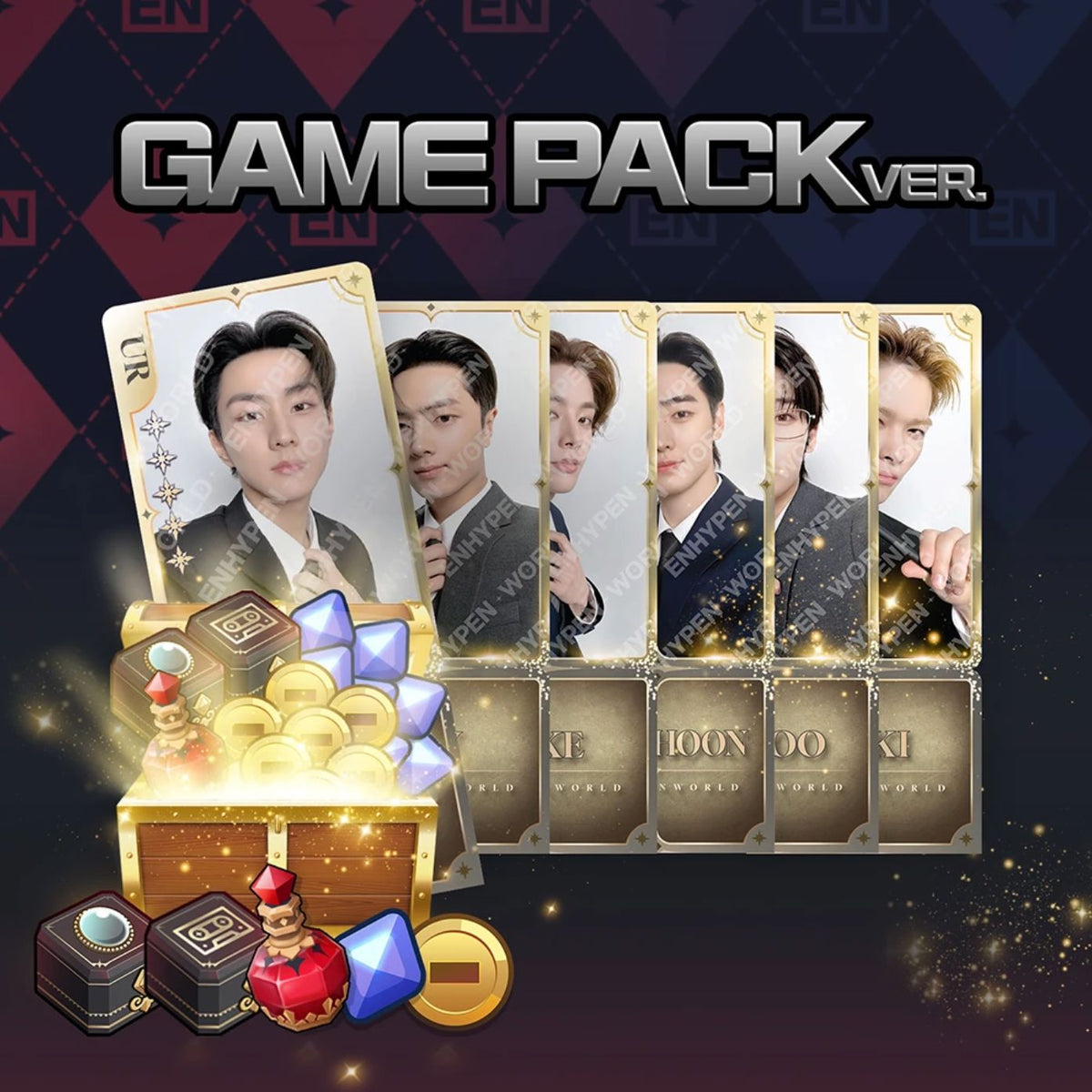 ENHYPEN - WORLD COUPON CARD COLLECTION (NEWS ROOM VER.) Nolae