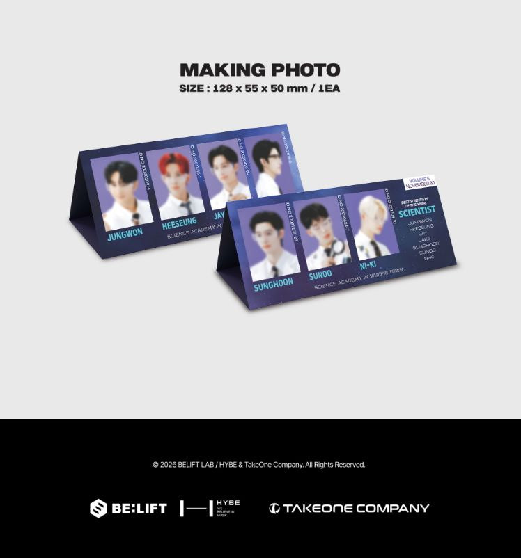 ENHYPEN - WORLD COUPON CARD COLLECTION (SCIENTIST VER.) Nolae