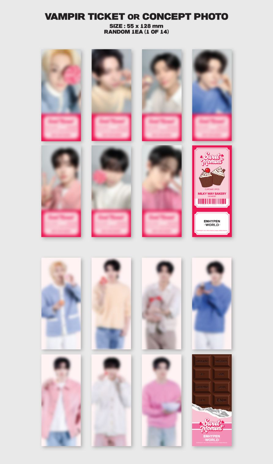 ENHYPEN - WORLD COUPON CARD COLLECTION (SWEET MOMENT VER.) Nolae