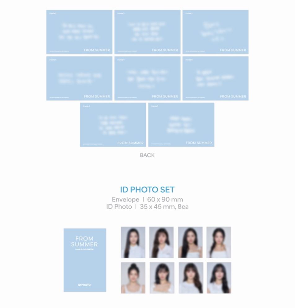 FROMIS_9 - PHOTOBOOK 'FROM SUMMER' + Weverse Gift Nolae