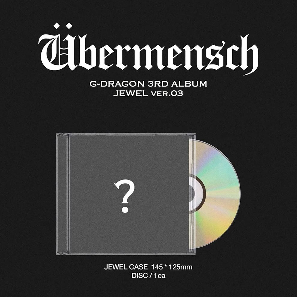 G-DRAGON - ÜBERMENSCH (JEWEL VER.) + Apple Music Photocard Nolae