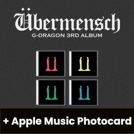 G-DRAGON - ÜBERMENSCH (MINI JEWEL VER.) + Apple Music Photocard Nolae