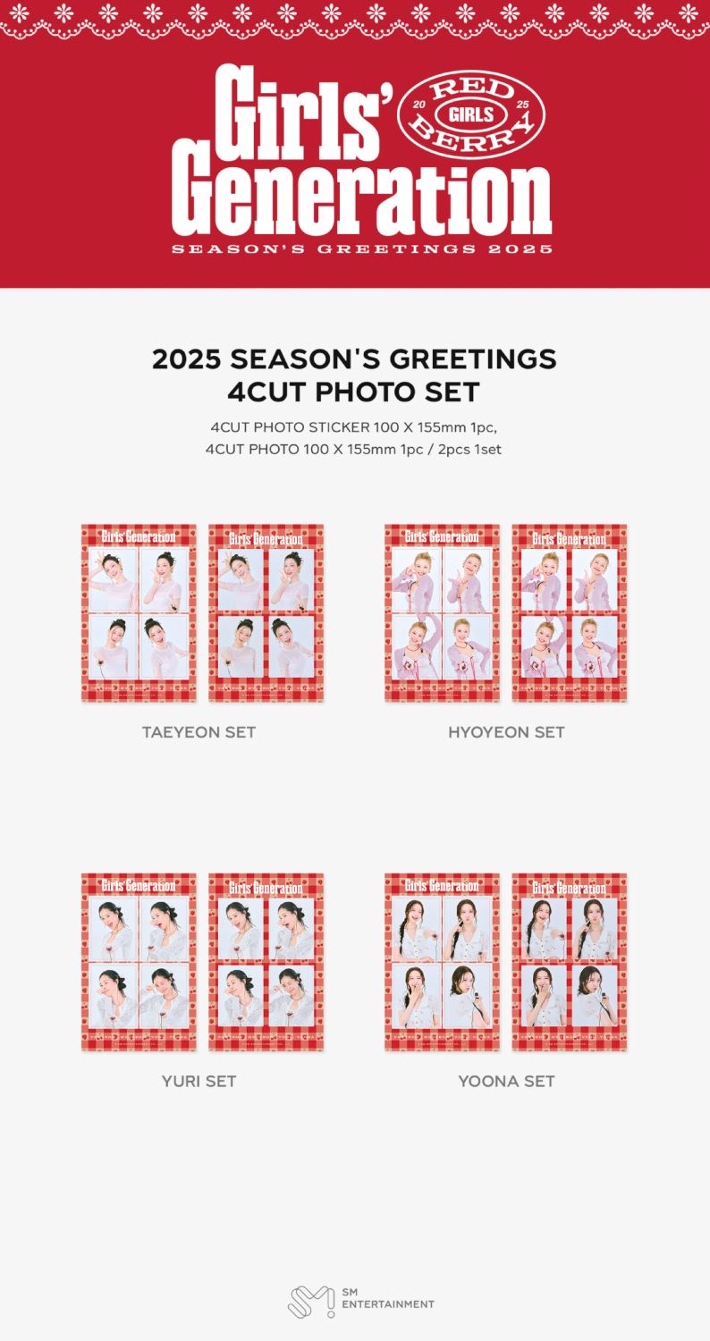 GIRLS GENERATION - 2025 SM ARTIST SEASON’S GREETINGS OFFICIAL MD Nolae