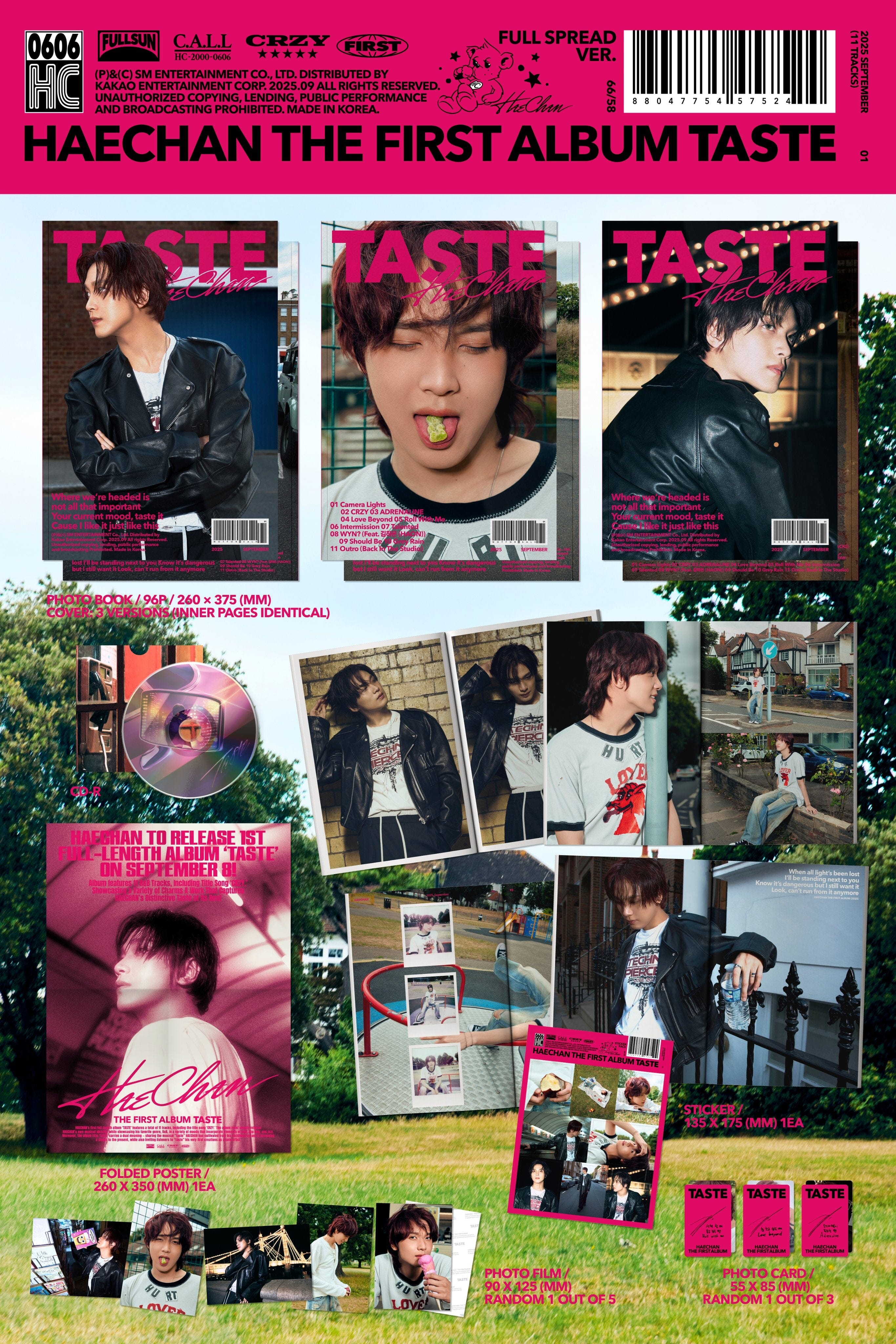 HAECHAN (NCT) - TASTE (FULL SPREAD VER.) Nolae