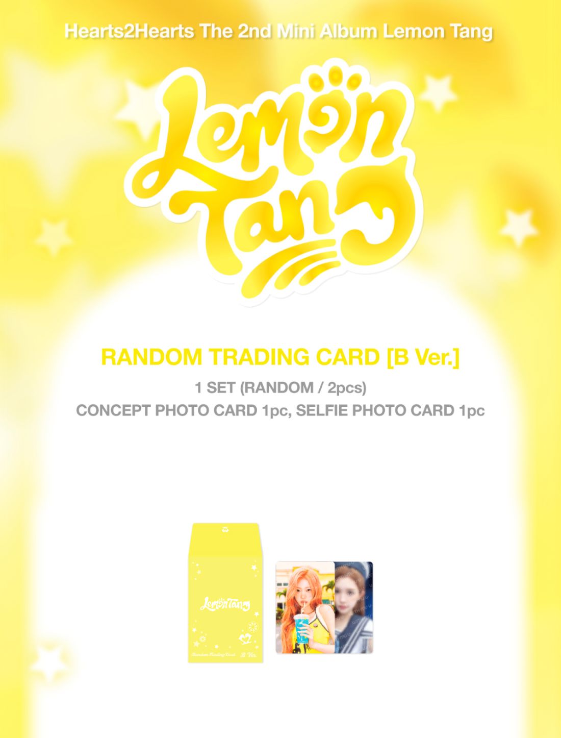 HEARTS2HEARTS - RANDOM TRADING CARD (LEMON TANG) Nolae