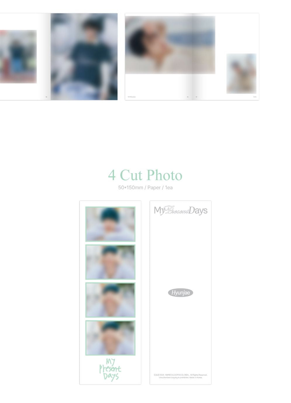 HYUNJAE (THE BOYZ) - MY PRESENT DAYS (MY DEAR DAYS THE BOYZ PHOTOBOOK) Nolae