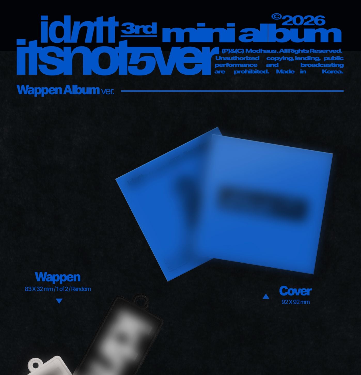 IDNTT - ITSNOTOVER (WAPPEN ALBUM VER.) Nolae