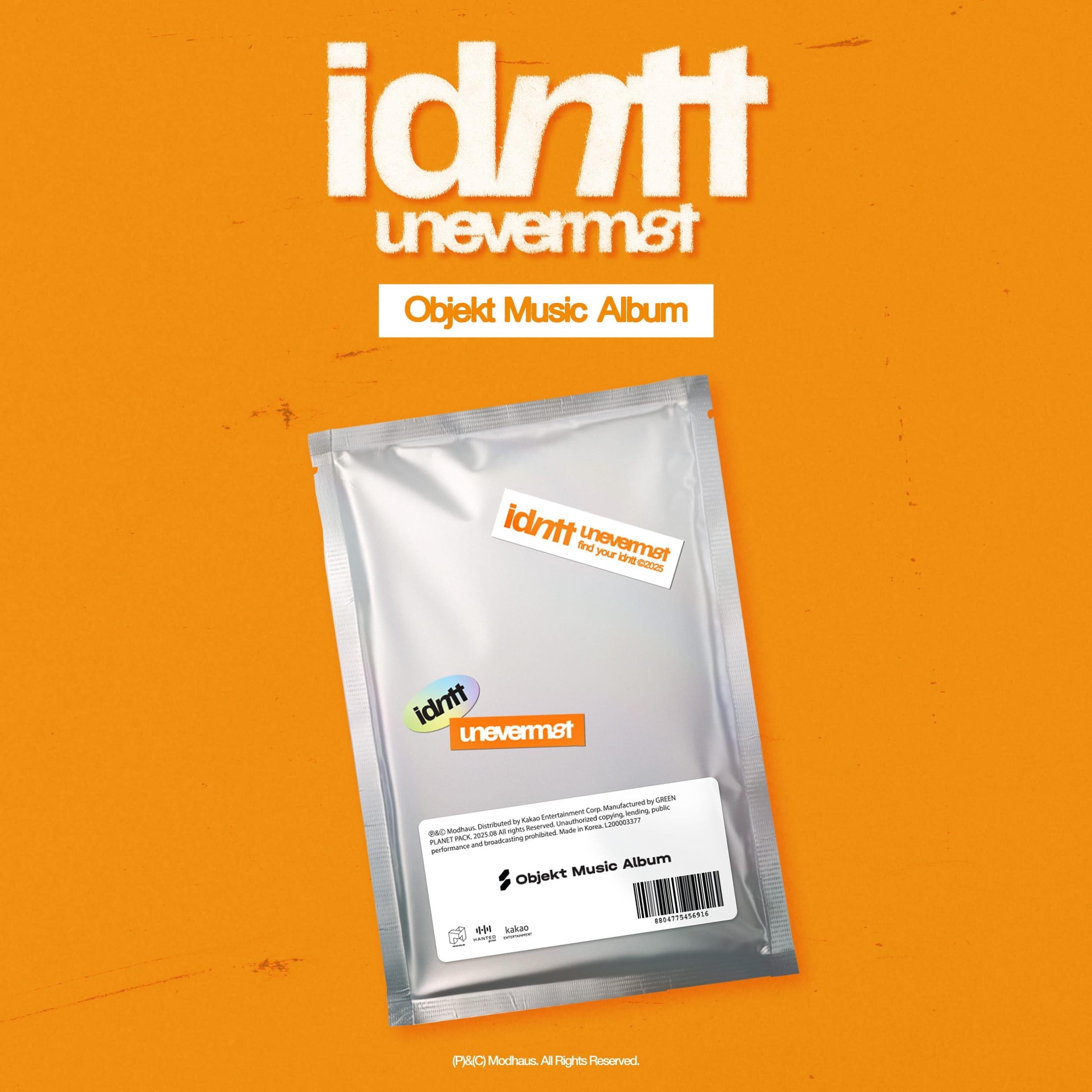 IDNTT - UNEVERMET (OBJEKT MUSIC ALBUM) Nolae