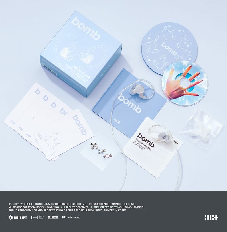 K-POP illit bomb merch ver イヤフォンセット ILLIT - bomb / Merch Ver. - K-Pop Time
