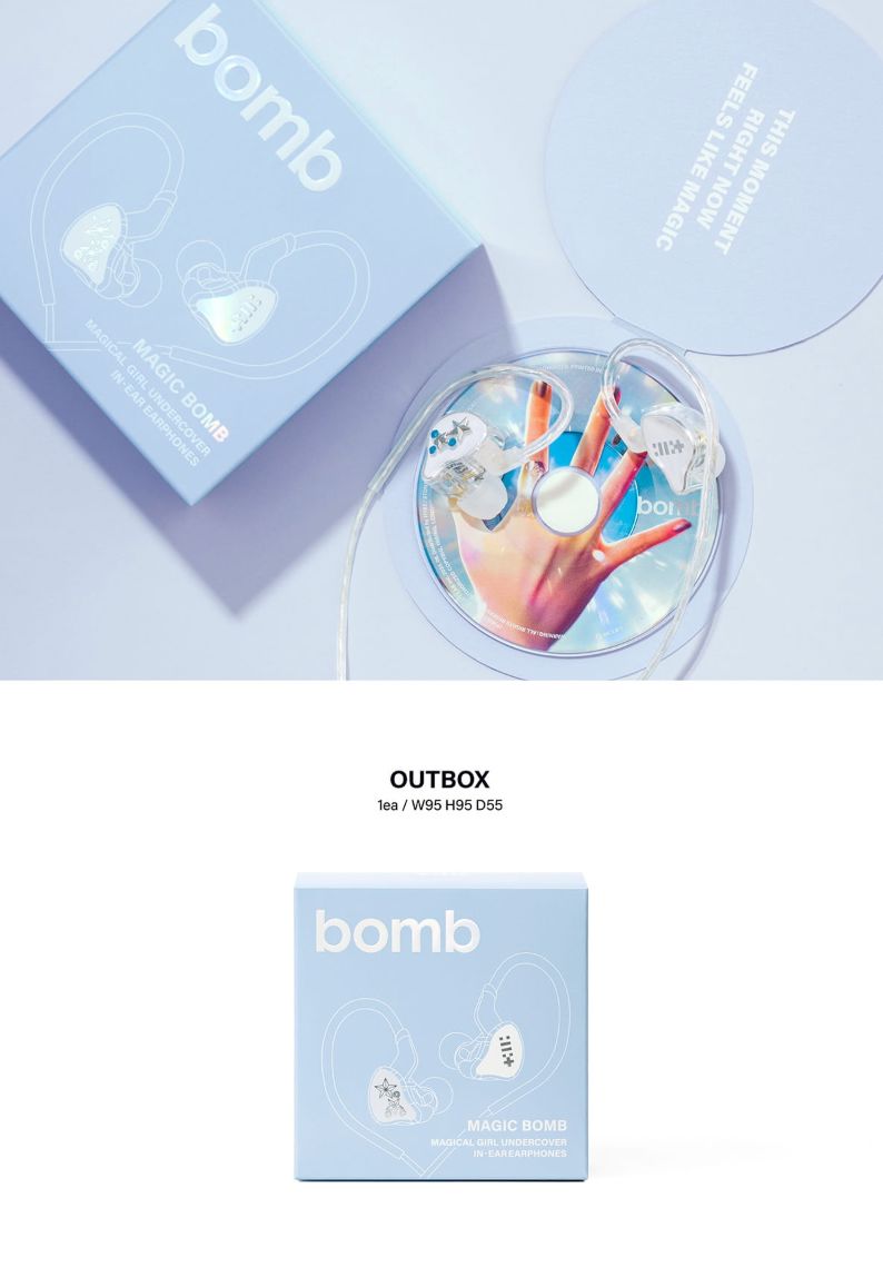 Illit bomb イヤホン アルバム ILLIT - 3rd Mini Album [bomb] (Merch ver.) Outbox + In-Ear