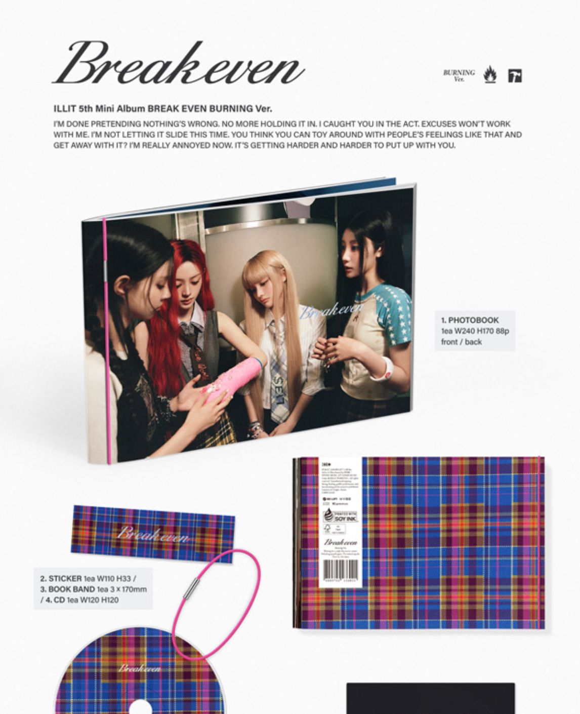 ILLIT - BREAK EVEN + Apple Music Gift Nolae