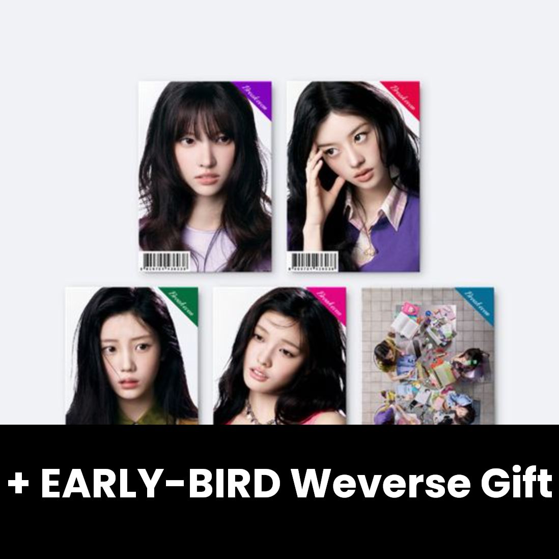 ILLIT - BREAK EVEN (GLLIT VER.) SET + EARLY-BIRD Weverse Gift Nolae