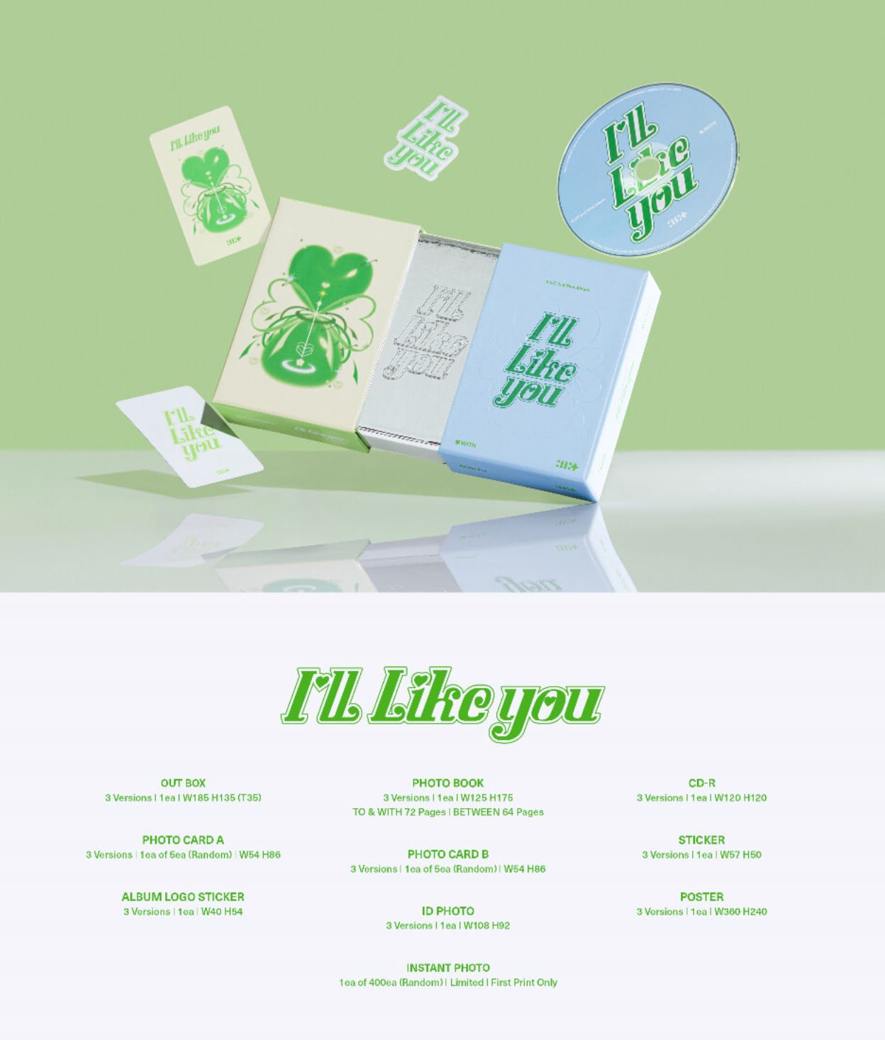 ILLIT - I’LL LIKE YOU SET + Weverse Gift Nolae