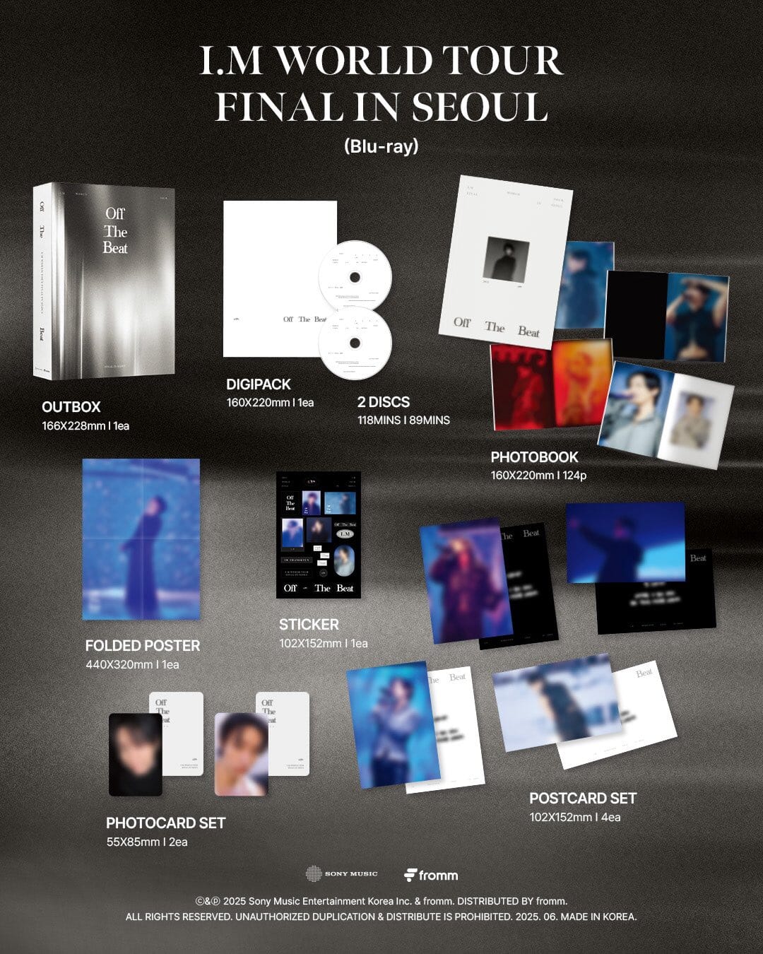 I.M (MONSTA X) - WORLD TOUR 'OFF THE BEAT' FINAL IN SEOUL (DVD & BLU-R